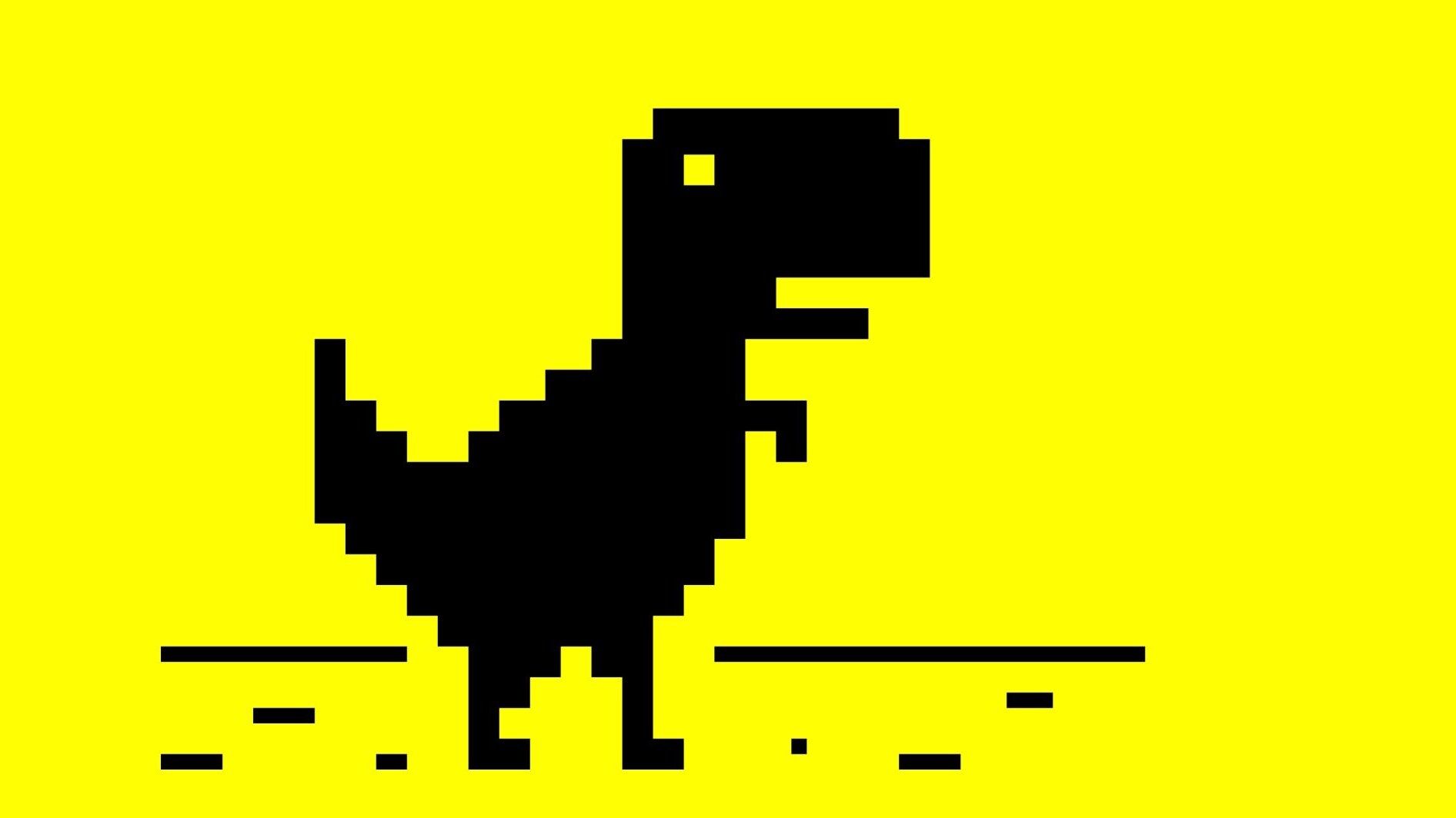 T-Rex Dino di Google Chrome | Geopop