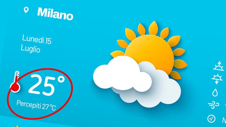 temperatura percepita