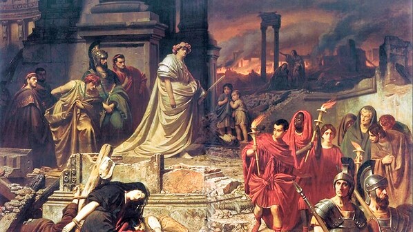 vero che nerone brucio roma colpevole responsabile incendio
