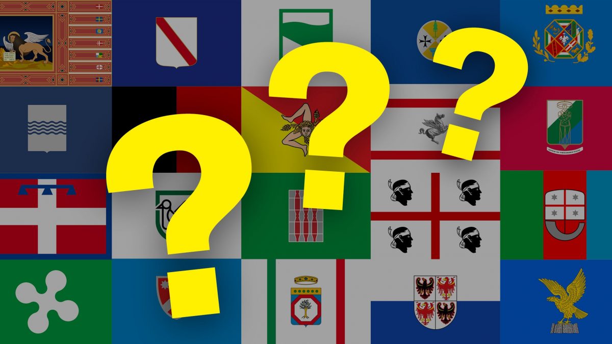 Bandiere Regioni italiane quiz indovina