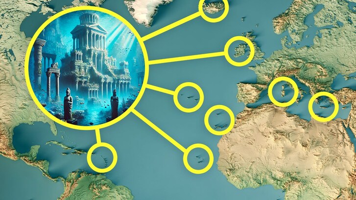 mito isola atlantide dove si trova esistita davvero