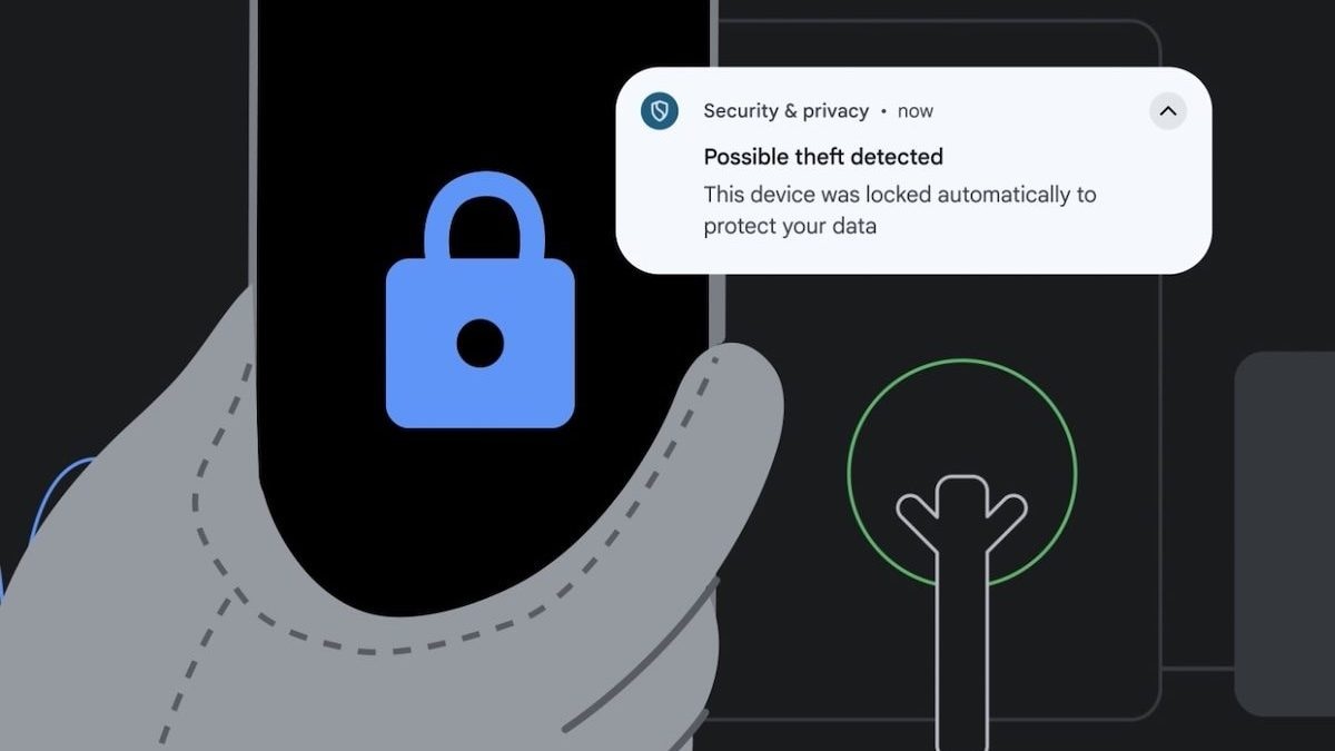 Theft Detection Lock di Google