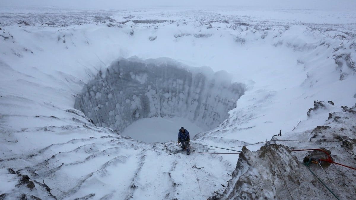 crateri permafrost siberia