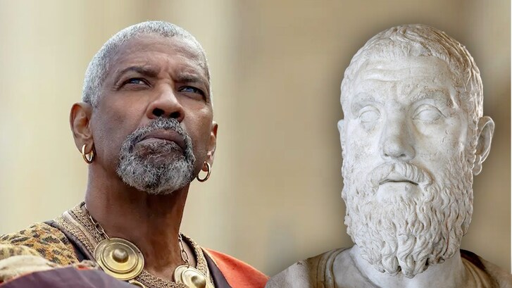 chi era davvero macrino imperatore gladiatore 2 denzel washington personaggio