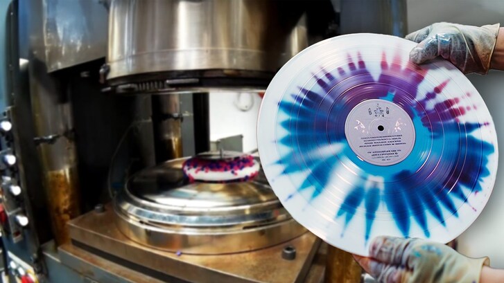 come si producono i dischi in vinile