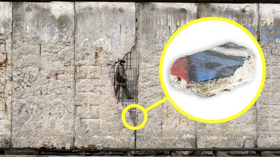 pezzi muro di berlino dove sono