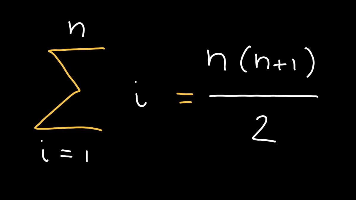 somma dei primi n numeri naturali