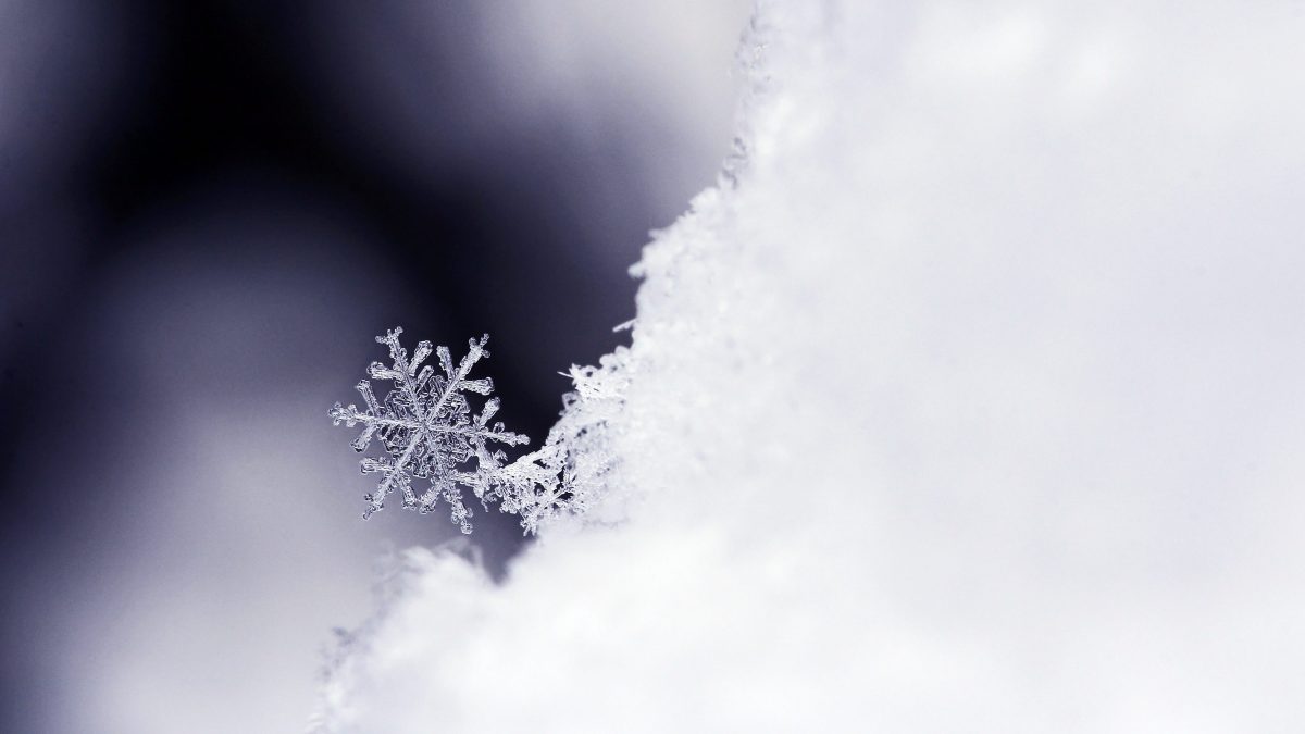 Ghiaccio trasparente neve bianca