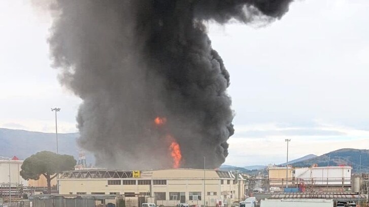 Esplosione alla raffineria di Calenzano. Fonte: Comune di Poggio a Caiano