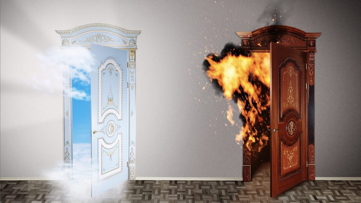 indovinello delle due porte