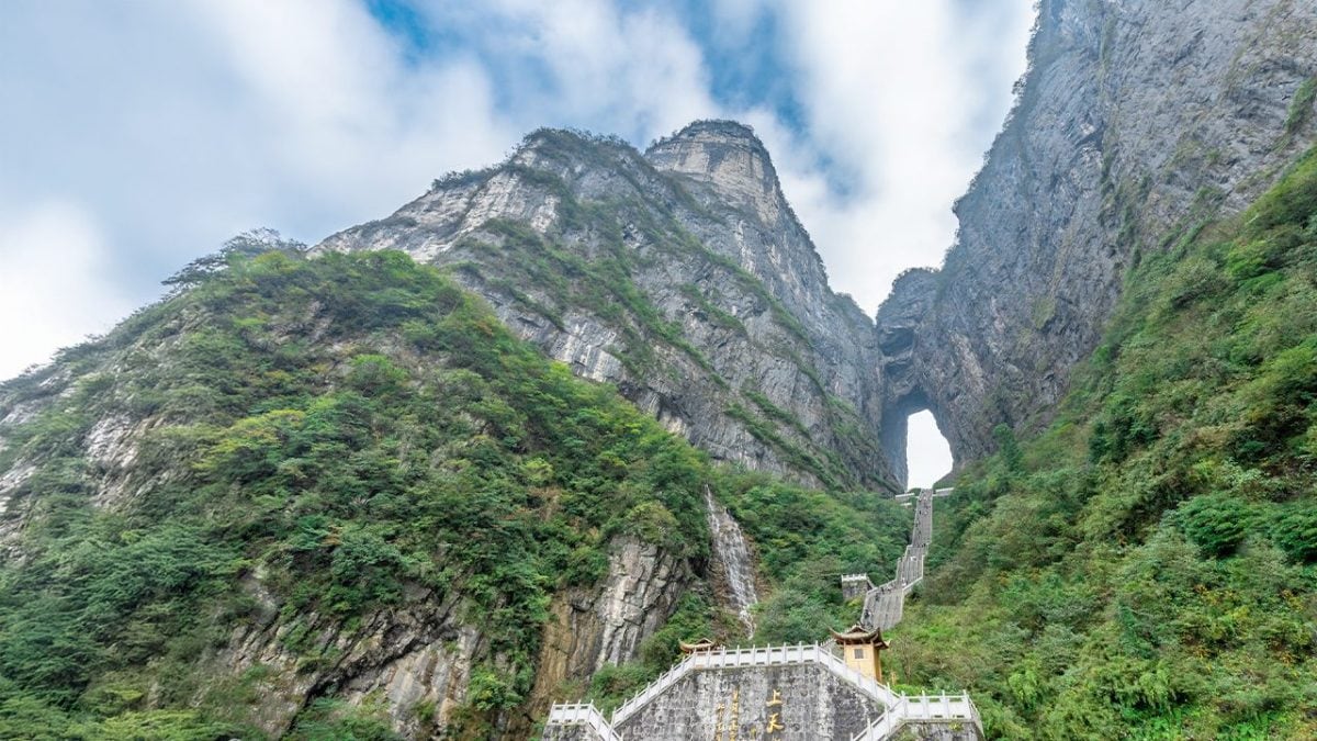 monte Tianmen cina porta del paradiso curiosita