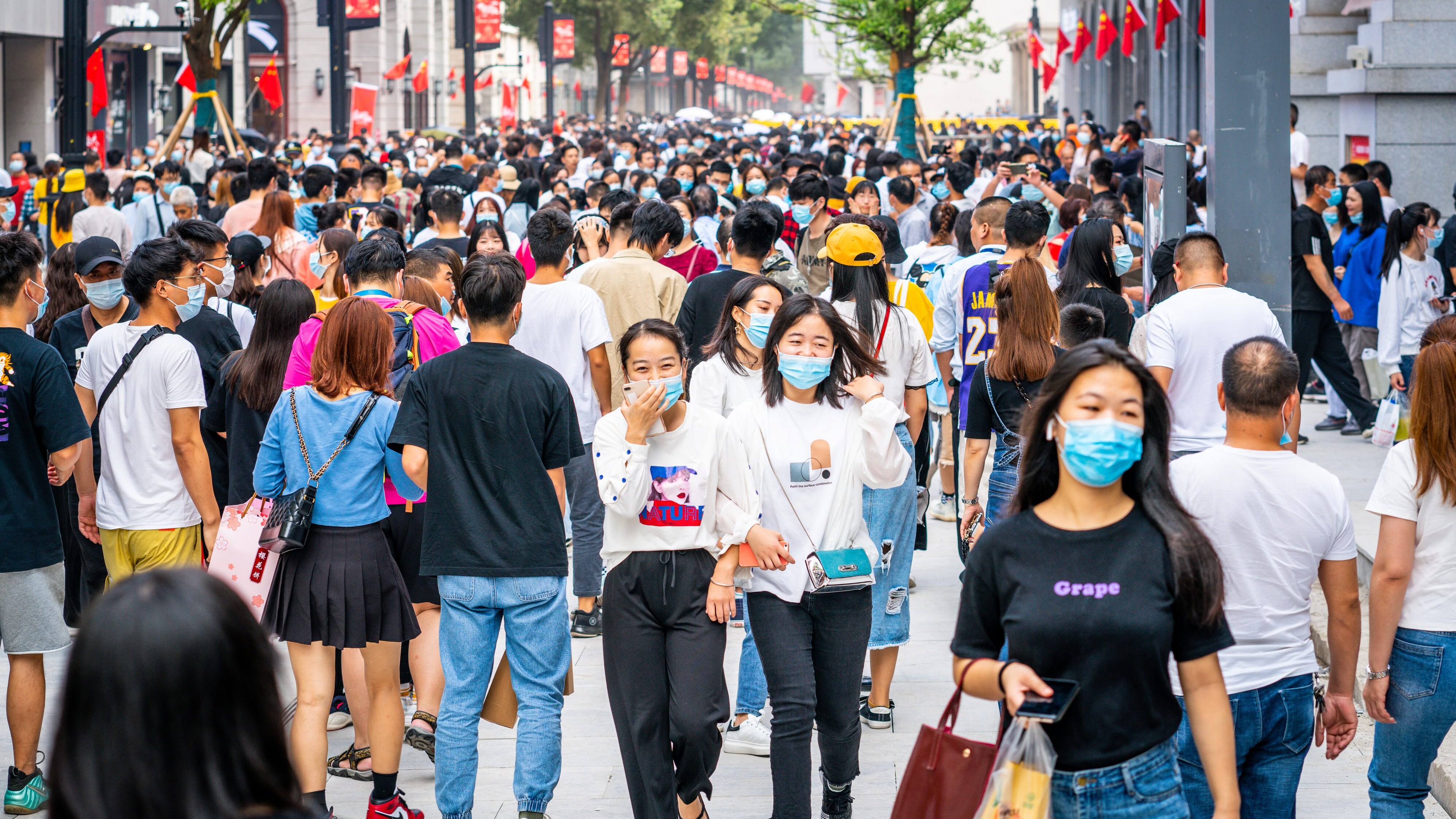HMPV Cina Virus Mascherine