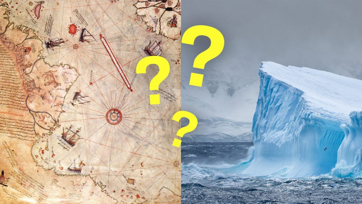 mappa piri reis antartide sudamerica debunking