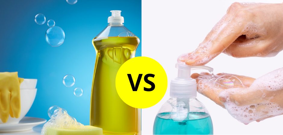 Sapone mani vs. detersivo piatti, cosa cambia? Differenze e i diversi usi dei due detergenti