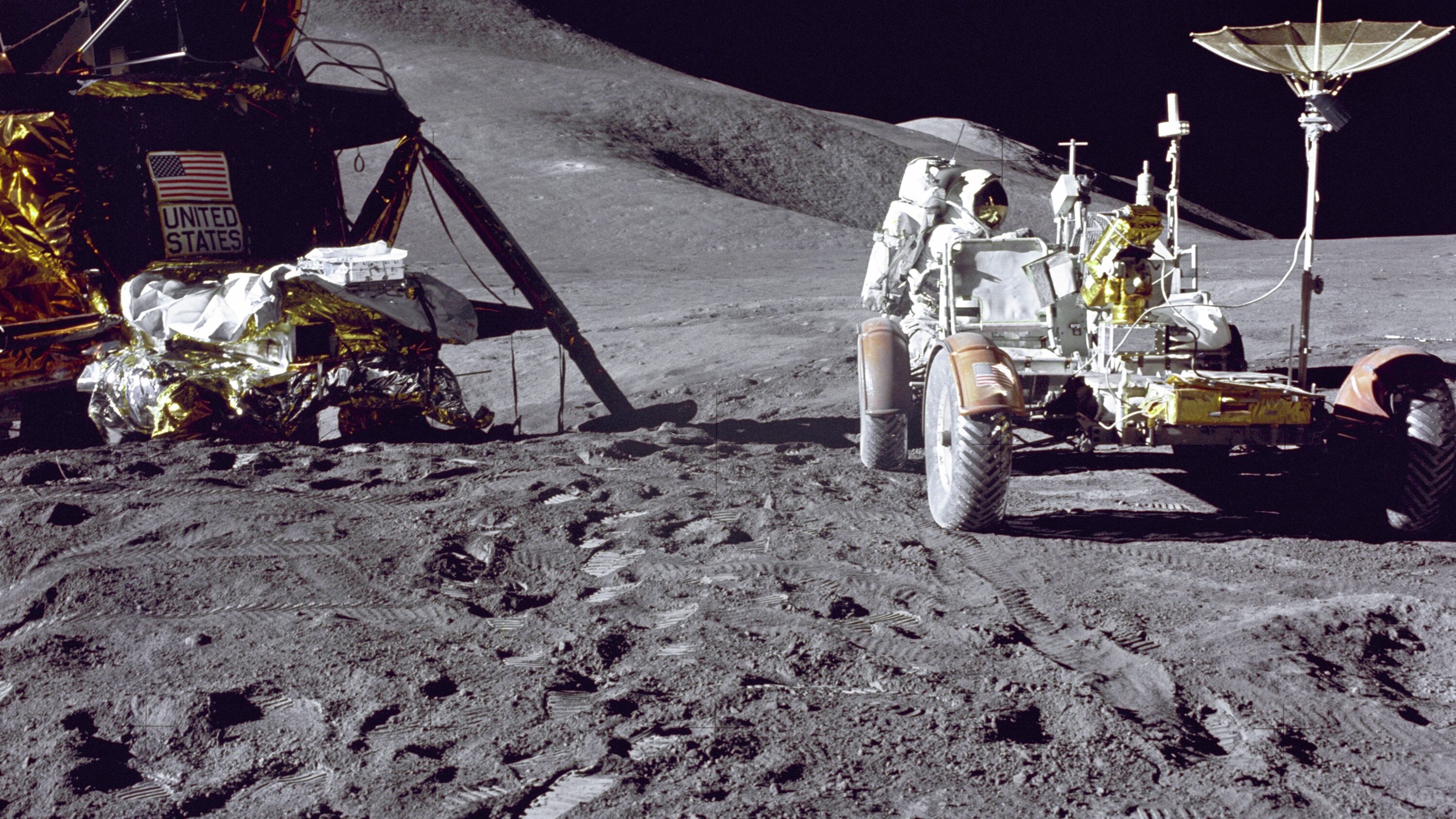 Atterraggio sulla luna segni