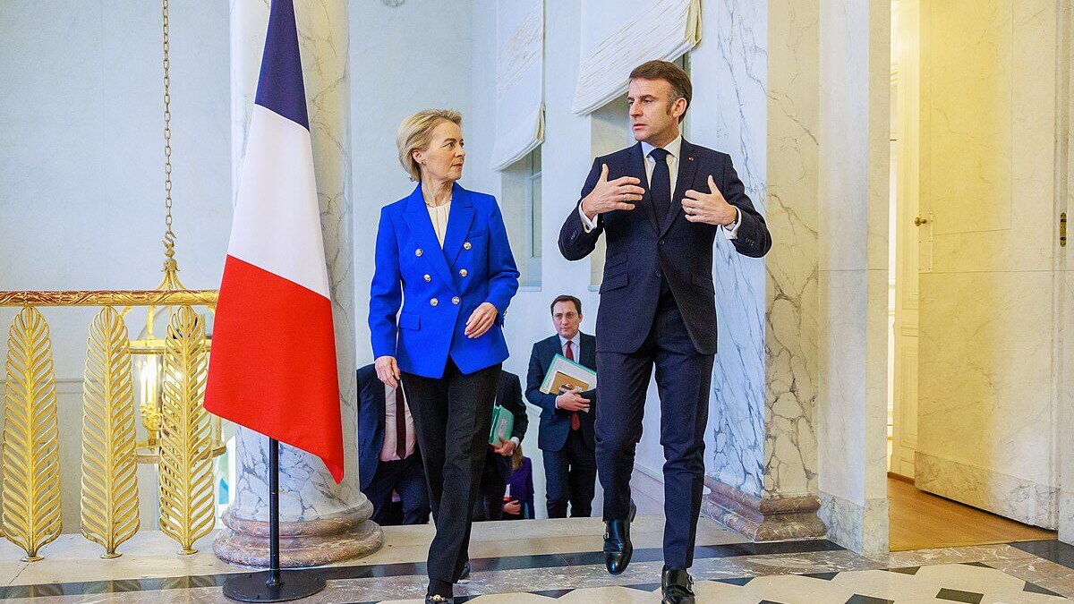 Macron e Von der Leyen