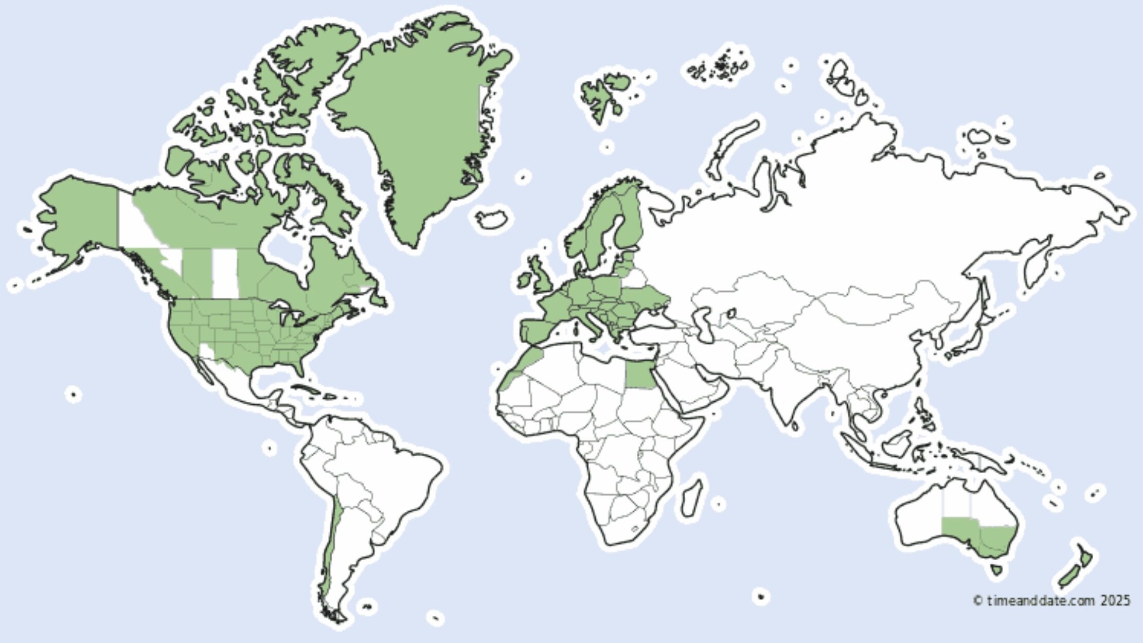 paesi ora legale 2025