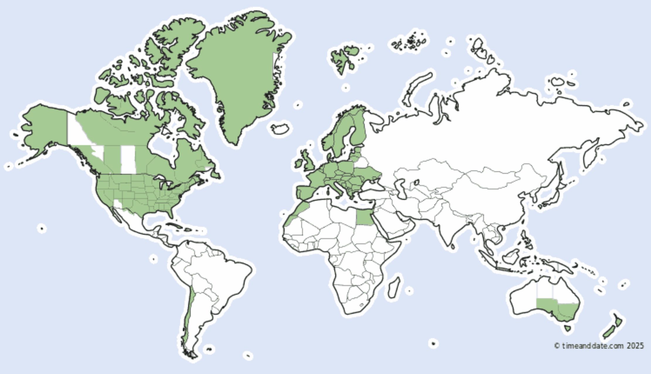 paesi ora legale 2025