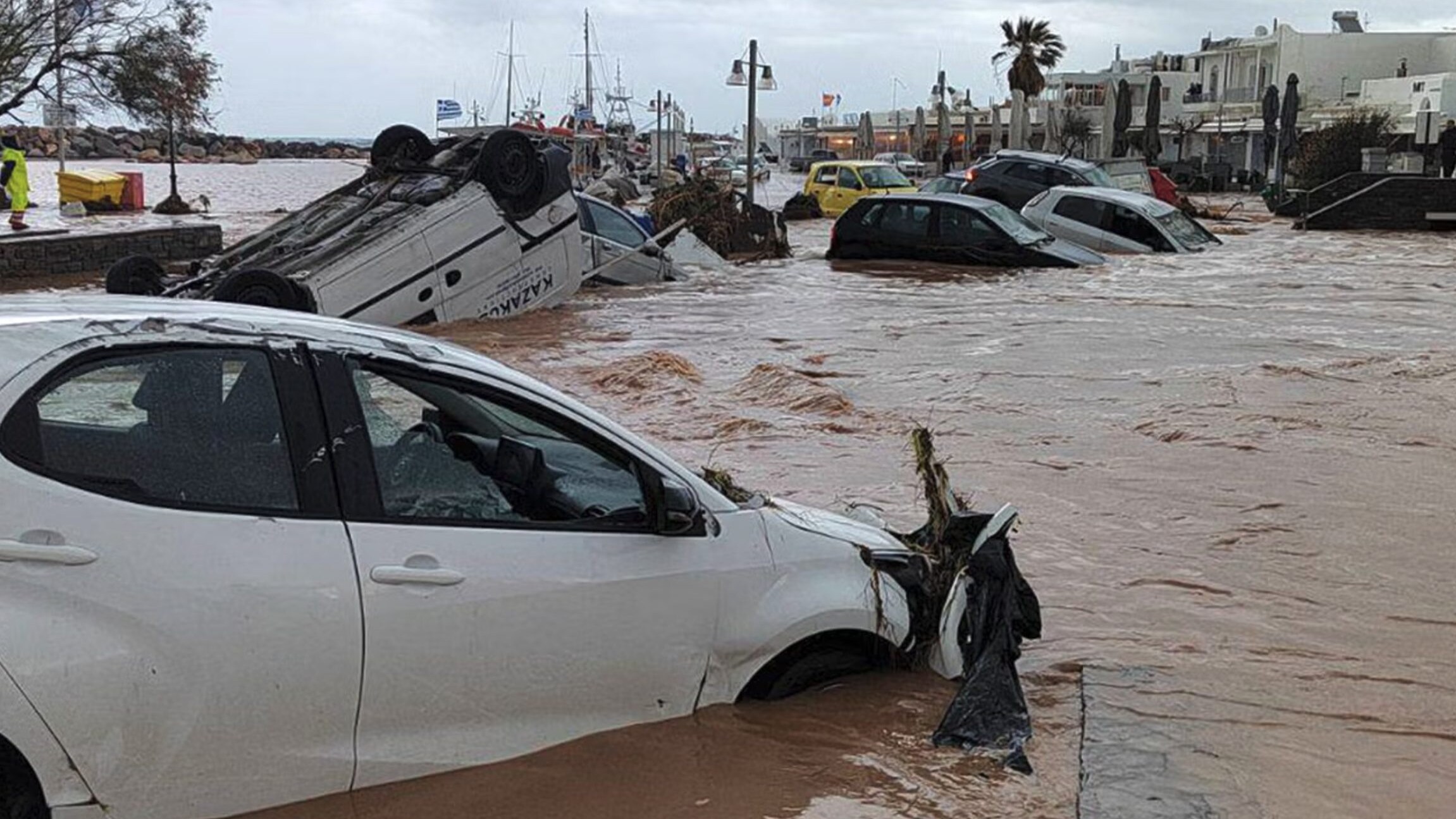 alluvione grecia paros mykonos cicladi
