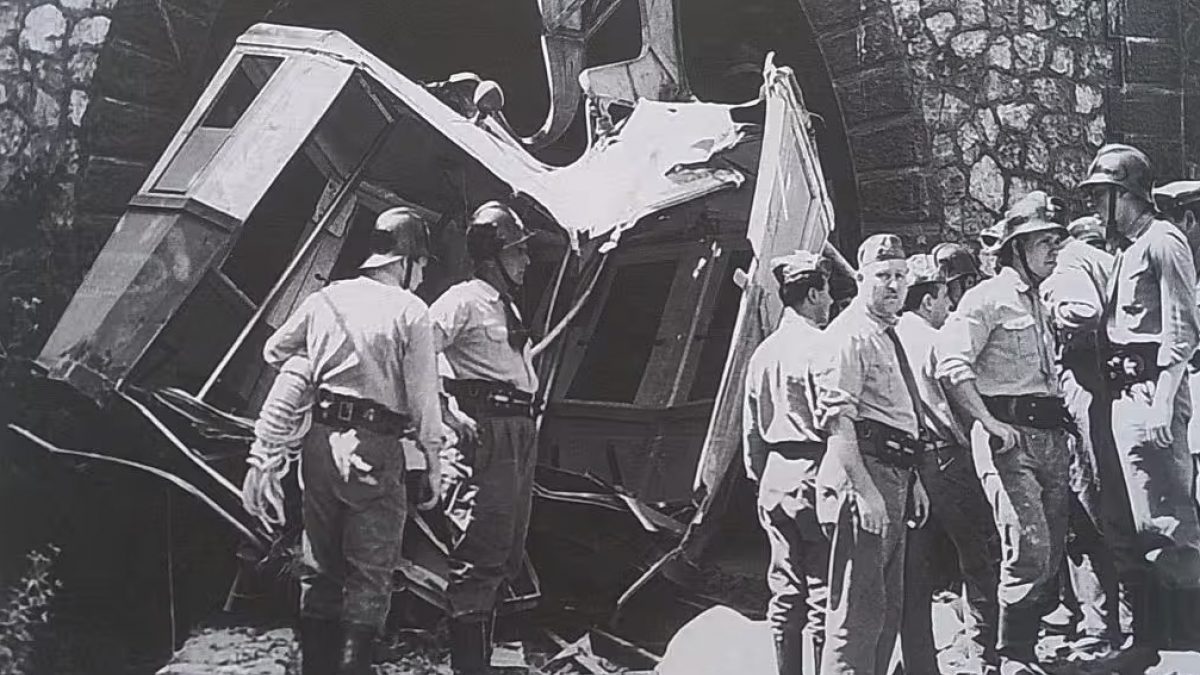 incidente funivia faito 1960