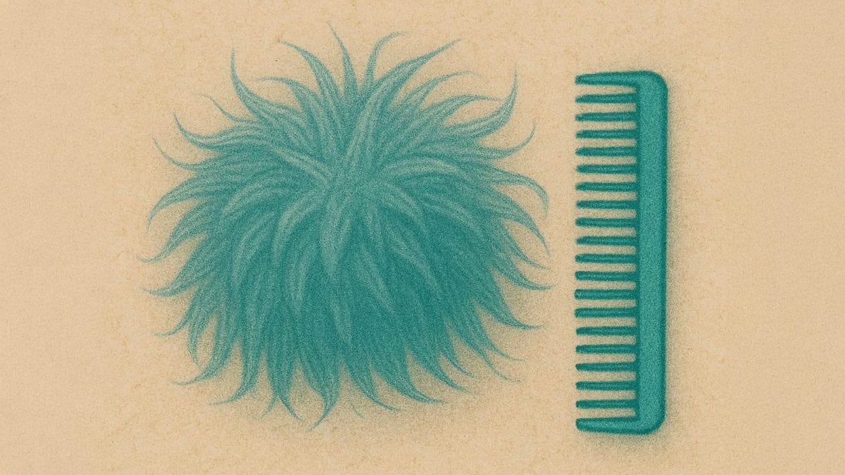 palla pelosa pettinata