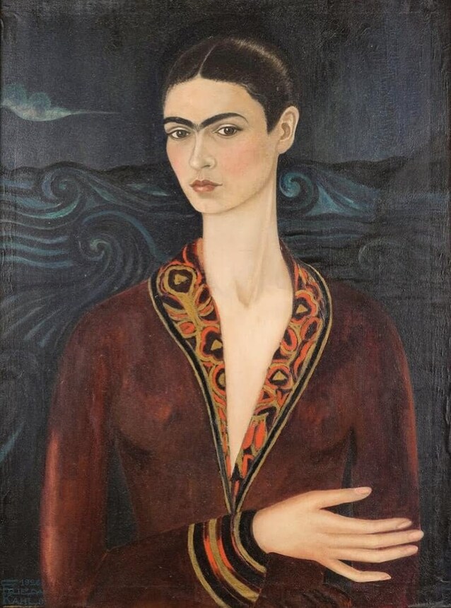 Autoritratto in abito di velluto (1926)