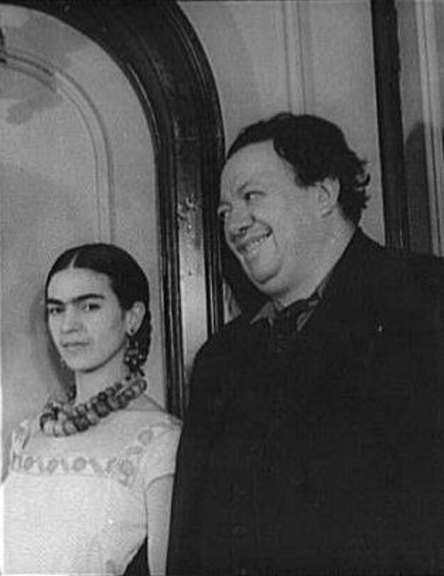 Frida e Diego Rivera nel 1932