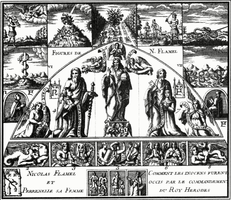 La pietra tombale di Flamel