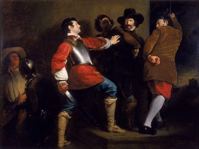 La scoperta della Congiura delle polveri (dipinto di H. Perronet Briggs)