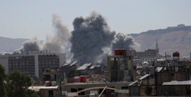 bombardamenti siria