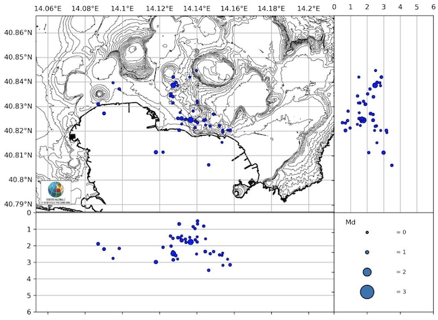 Mappa terremoti INGV 29 luglio