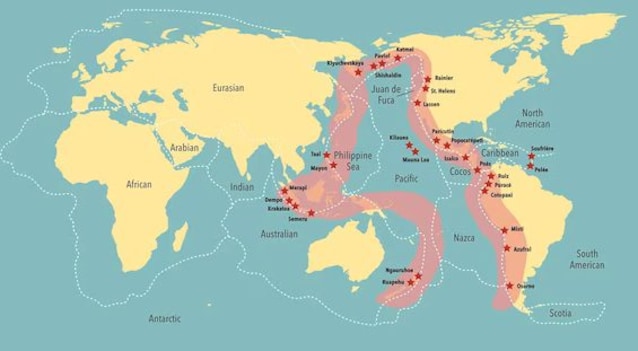 mappa cintura di fuoco
