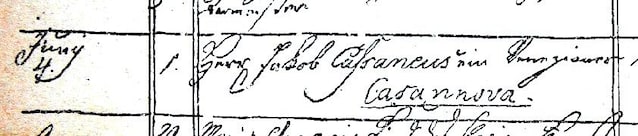 casanova morte