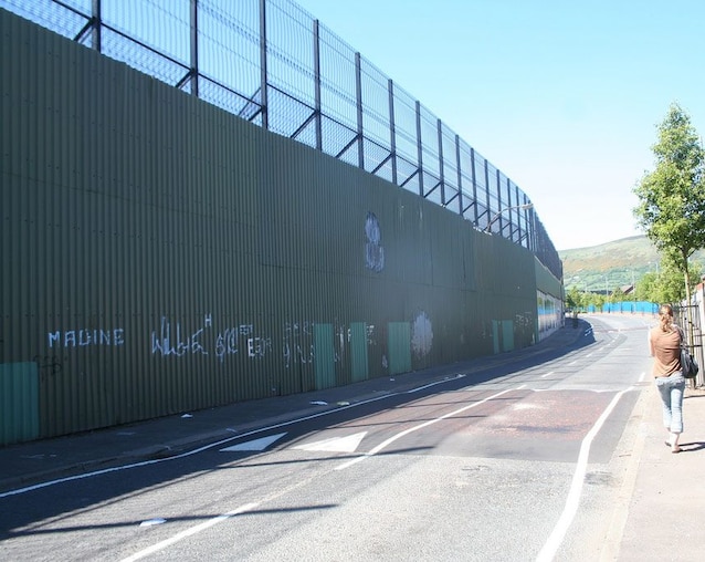 Una Peace Line a Belfast