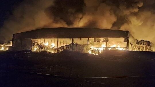 incendio teano