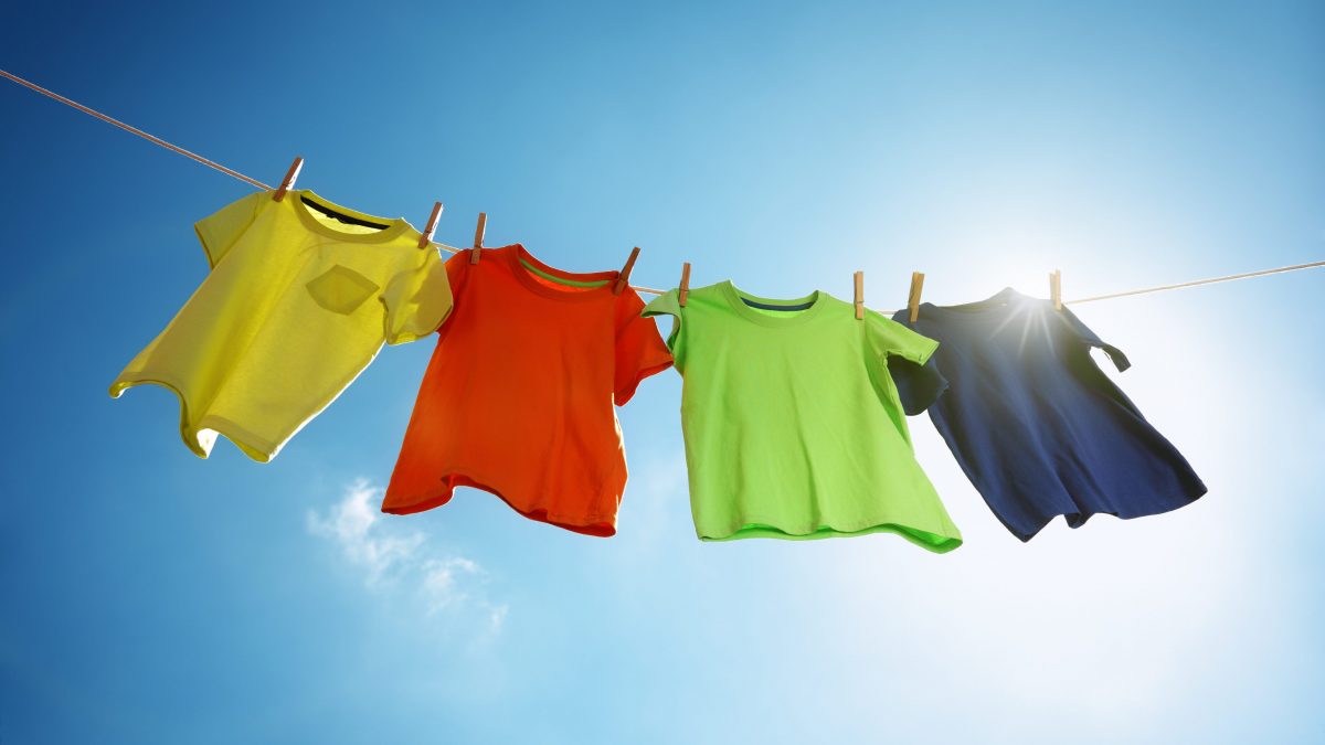magliette sbiadiscono al sole