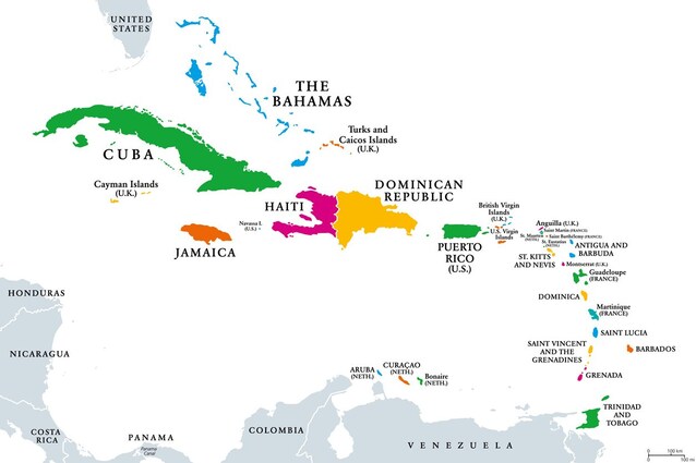 mappa-caraibi
