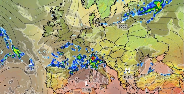 mappa-europa-maltempo-italia