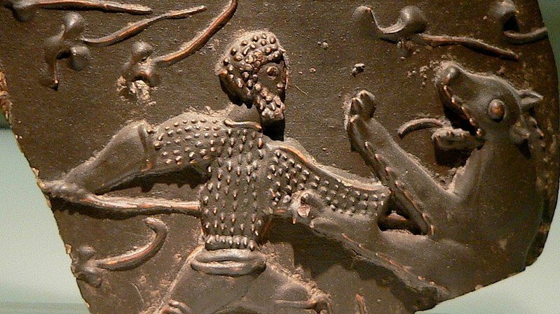 gladiatore e orso