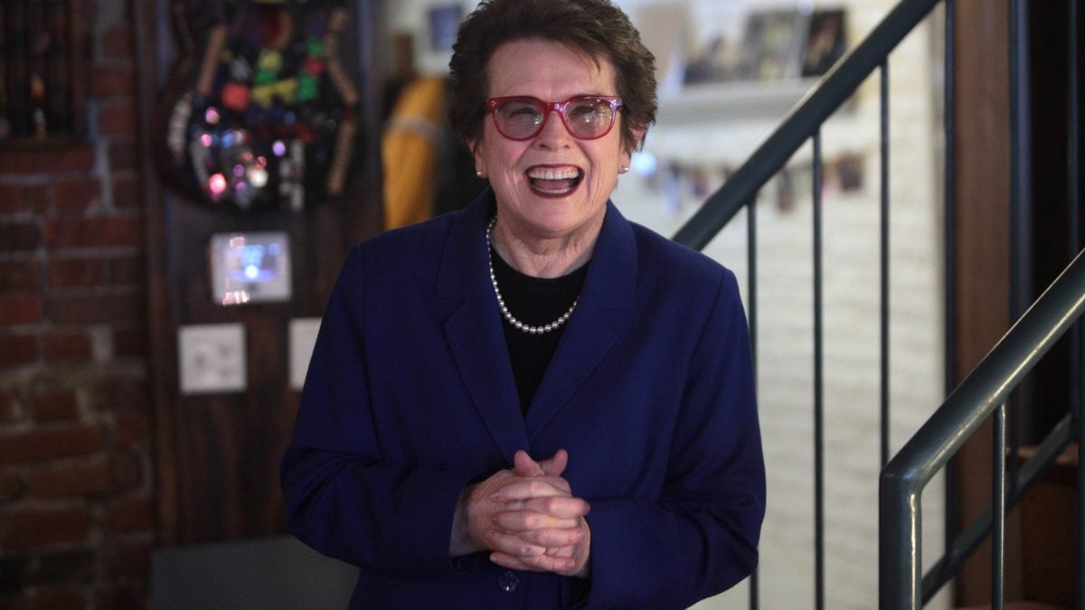 Billie Jean King. Wikimedia Commons