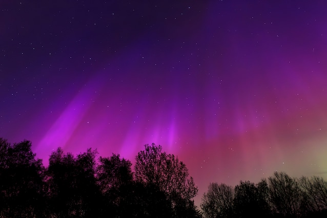 aurora blu viola