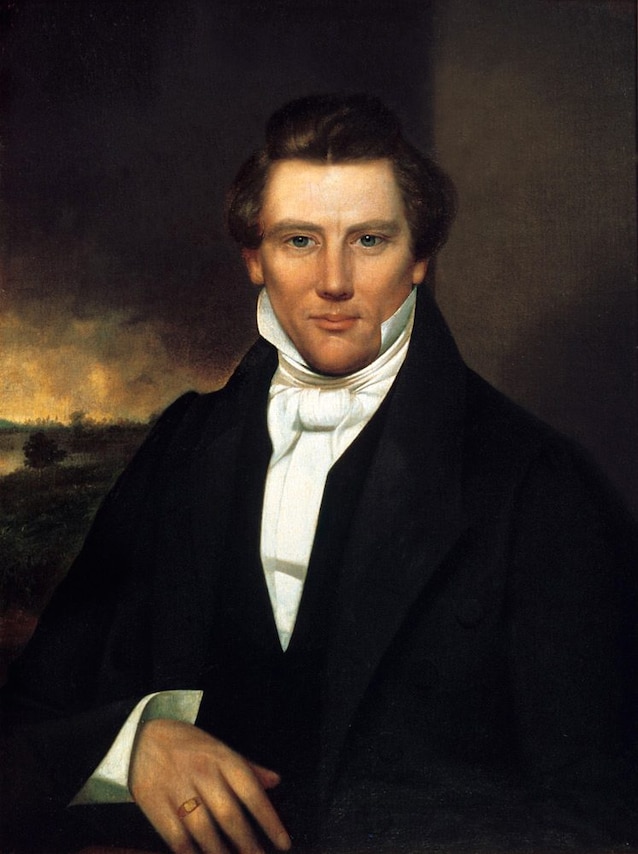 Joseph Smith, ritratto del 1842 (Wikimedia Commons)