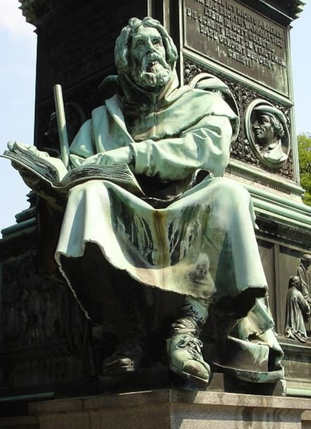 Statua di Valdo di Lione (Wikimedia Commons)