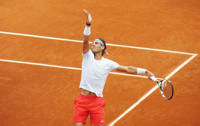 nadal serve