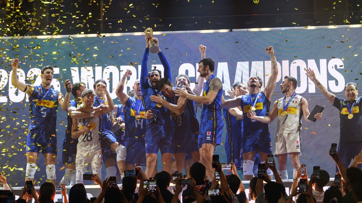 Il trionfo della nazionale italiana maschile a Manila. Credits: Federvolley Twitter