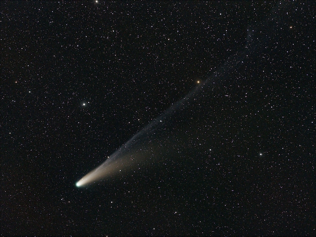 cometa lemmon doppia coda