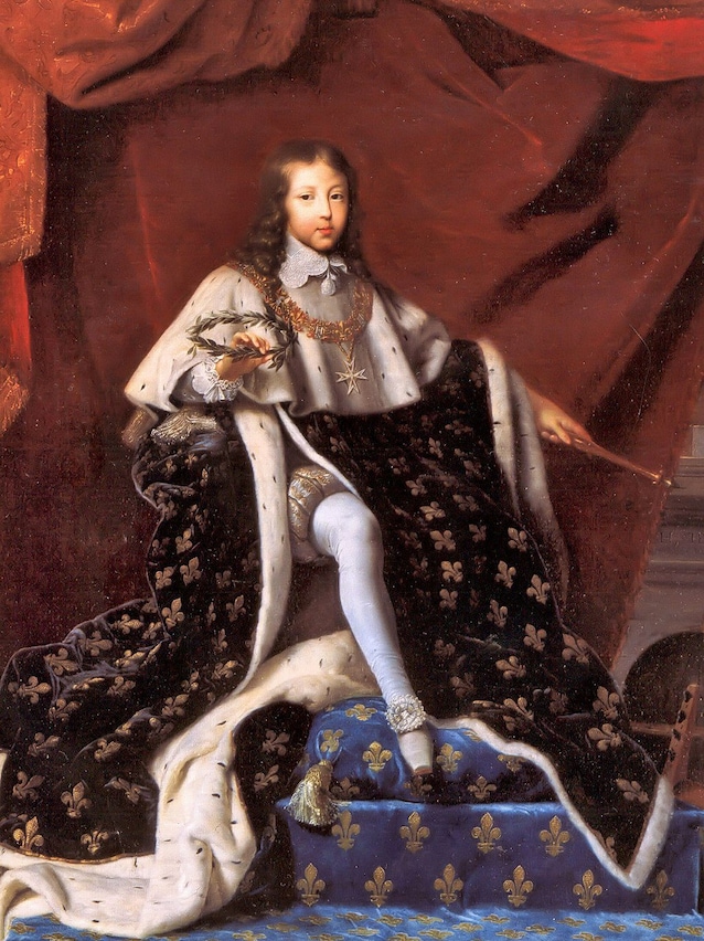 Luigi XIV da bambino (Wikimedia Commons)