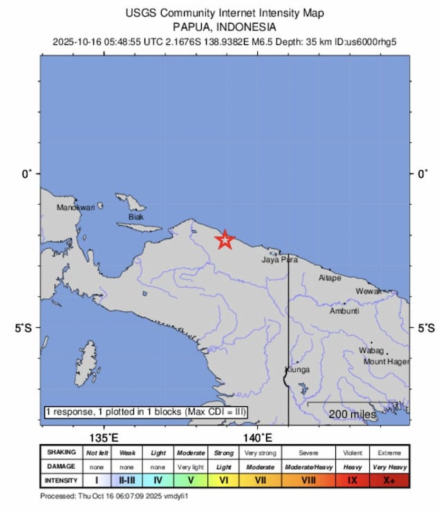 terremoto indonesia