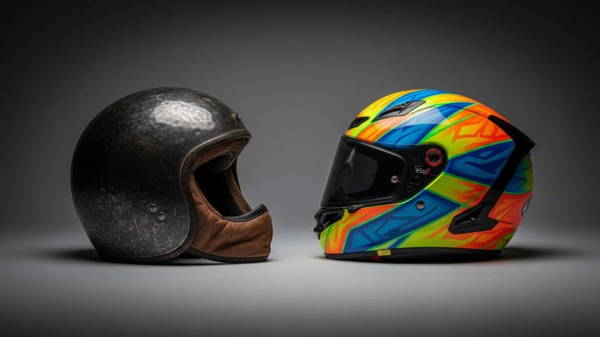 evoluzione caschi moto