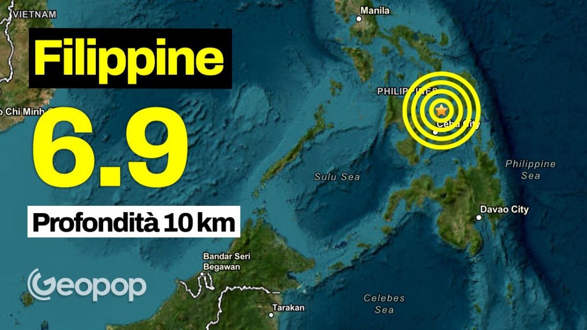 filippine 6.9 magitudo